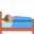 person in bed, medium skin tone